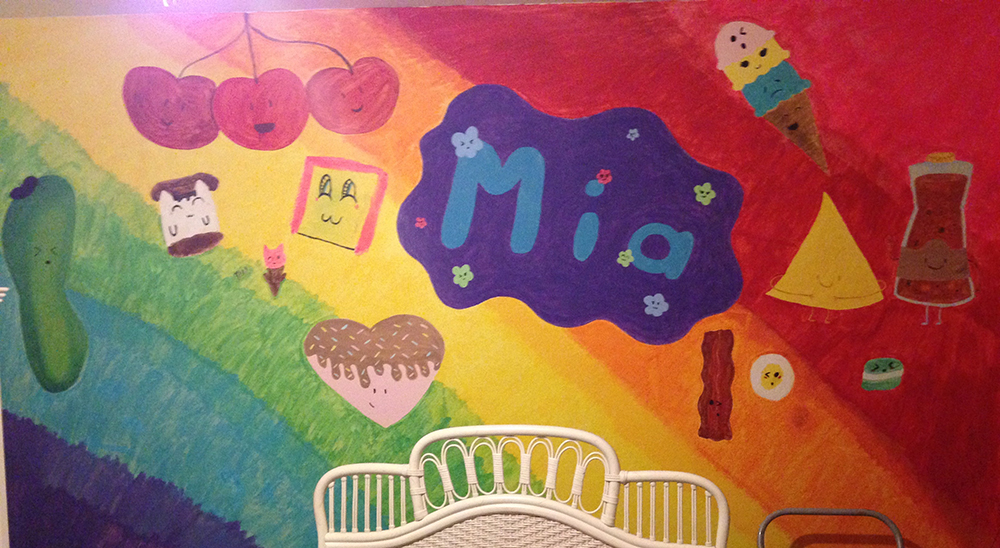 Kawaii Girls Room Mural Pt 1